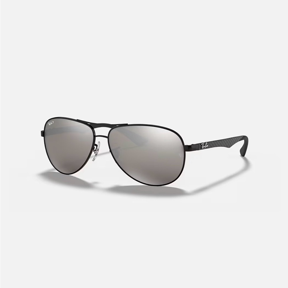 🕶️ Ray-Ban RB8313 002/K7 61-13 Aviator Sunglasses – Black / Grey Gradient